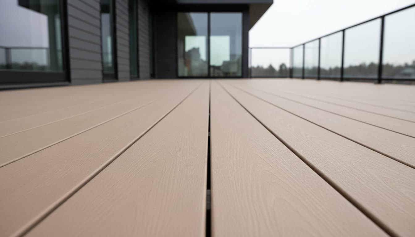 Vinyl plank decking example
