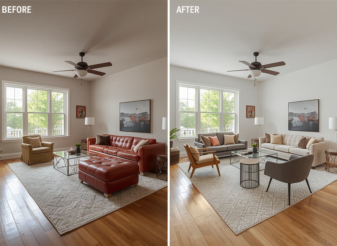 Beautiful interior renovation example