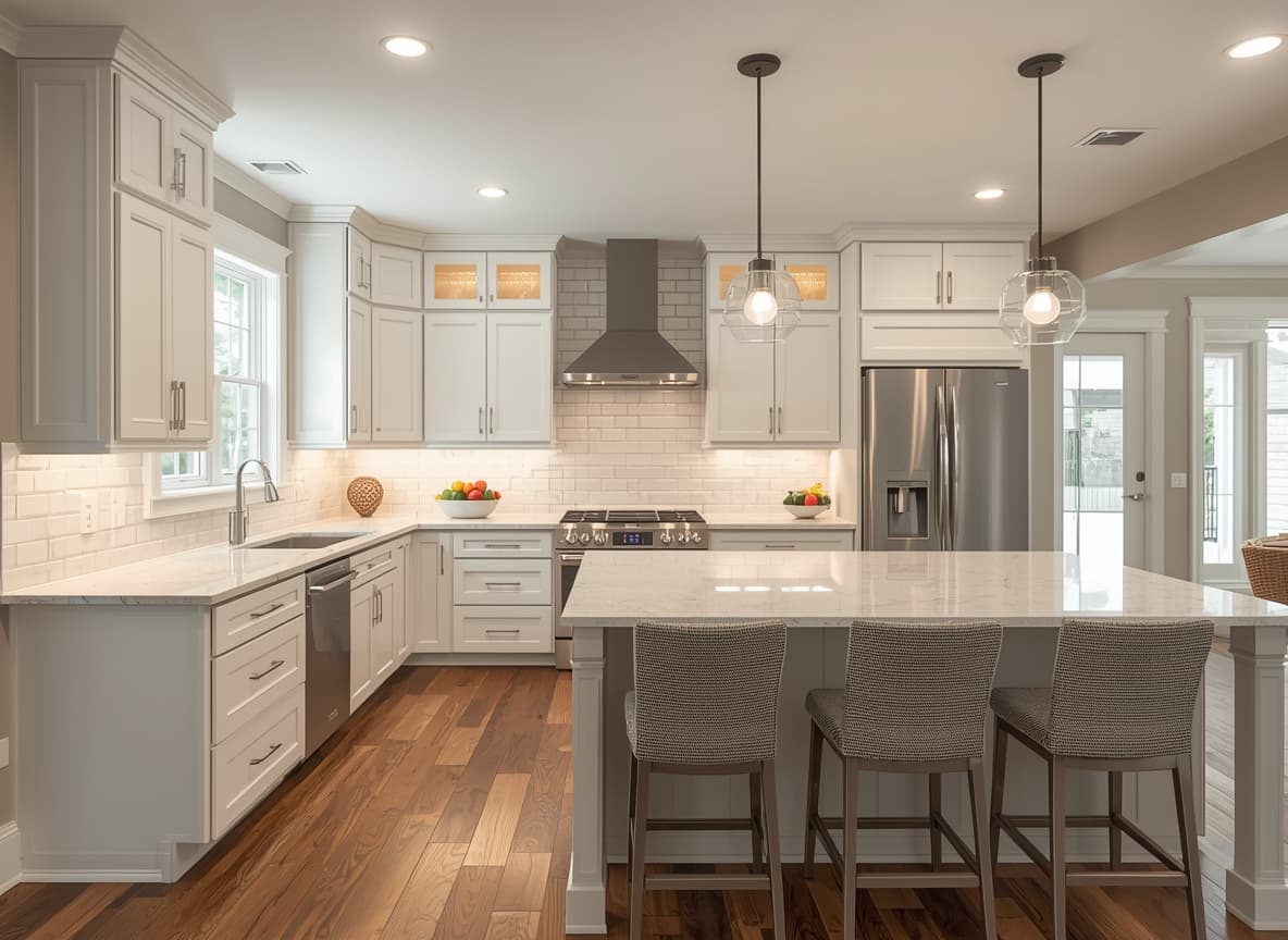 Kitchen renovation example